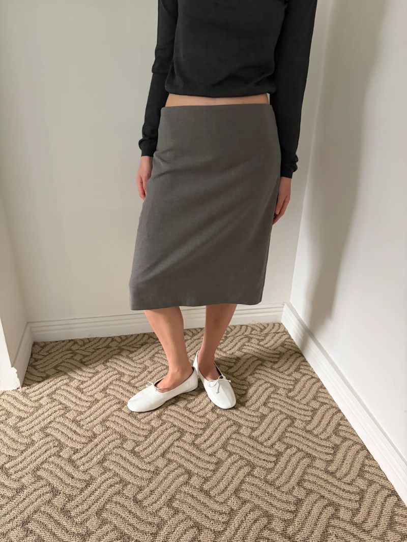 ERR（イアルアル）の「low rise midi skirt（Skirts）」