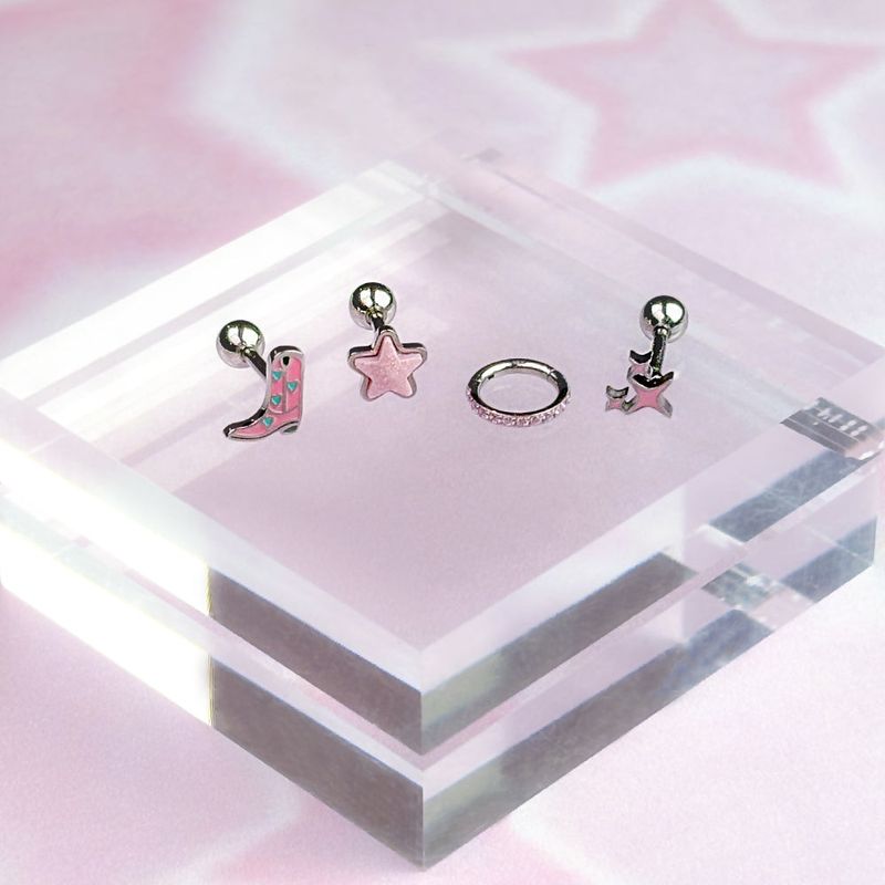 [SET] Funky Boots Star Piercing