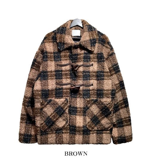Oted Check Double Coat