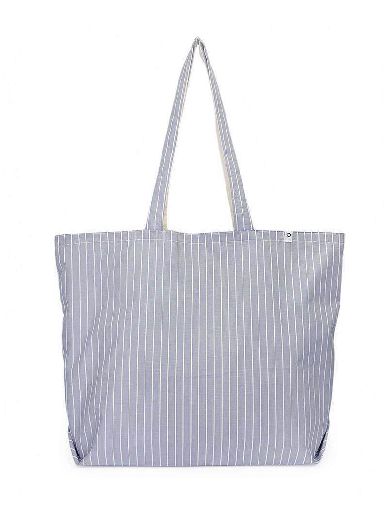 Emb Logo Cotton Day Bag / ST Grey