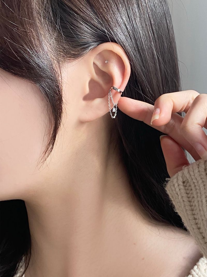 Bell chain ear cuff / 3 color 