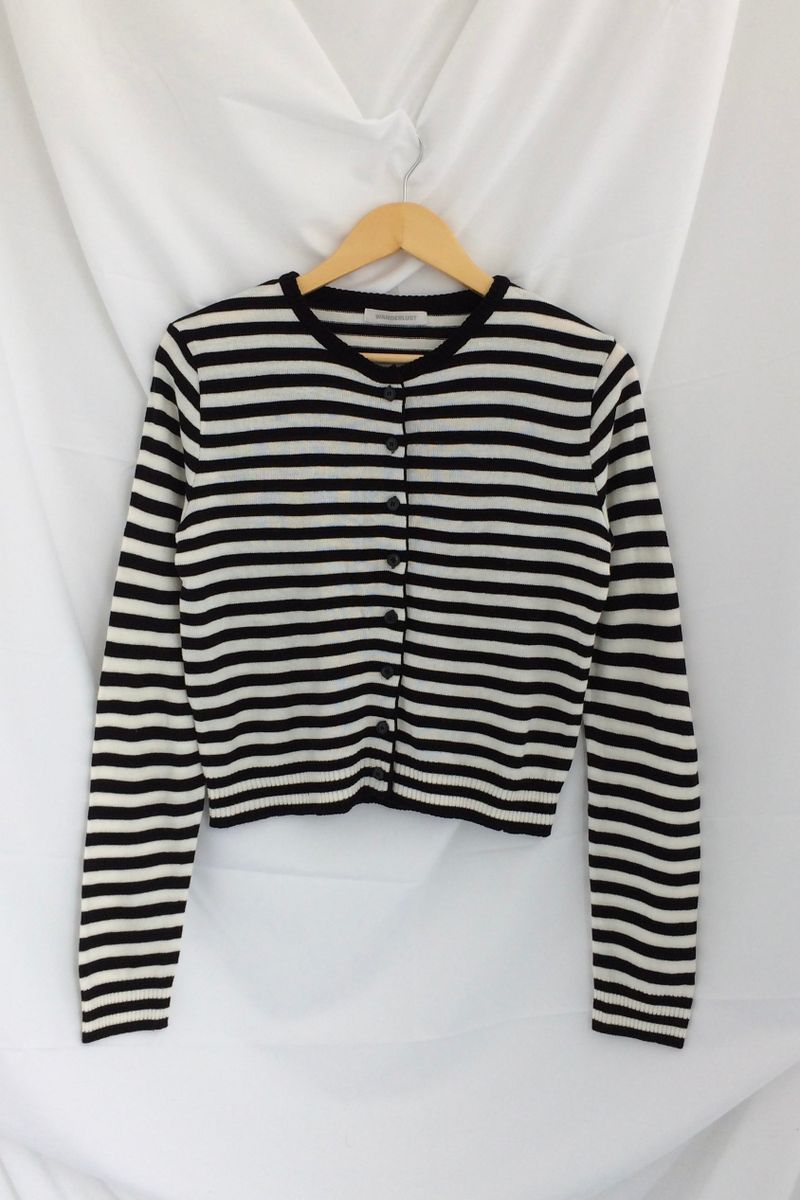 Cozy Striped Cardigan