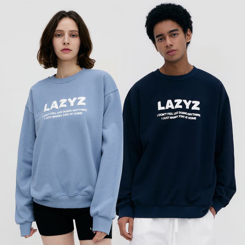 LAZYZ（レイジジ）の「レターリングロゴスウェットシャツ（トップス）」