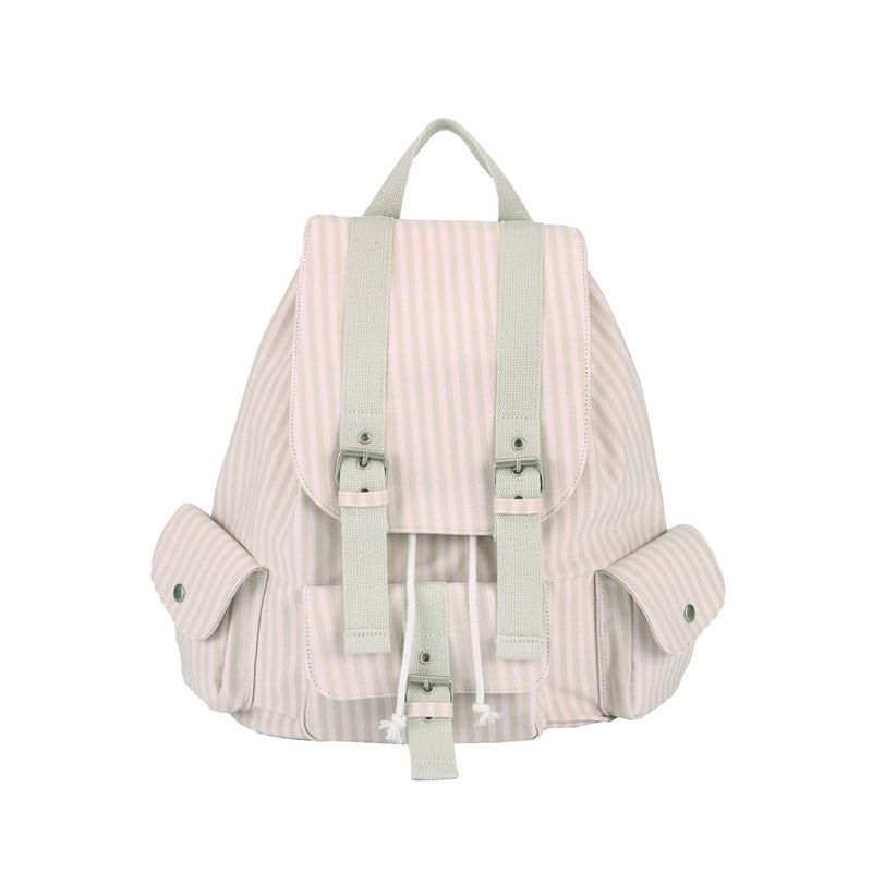Ding Ding Backpack_stripe ivory