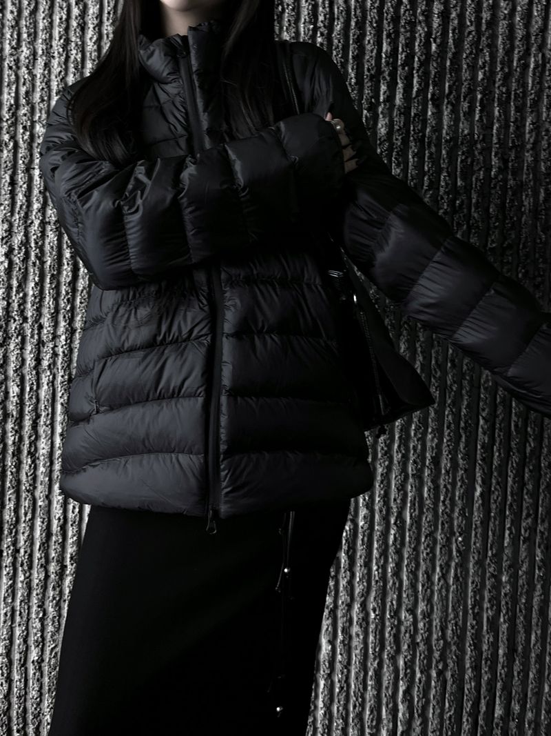 [unisex] aro duck down light puffer (2color)