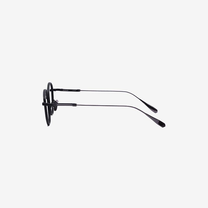 Knouun polygon titanium glasses CODE. 102. E Black N Gray