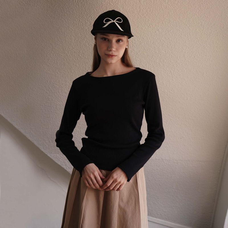Black Ribbon Camp Cap