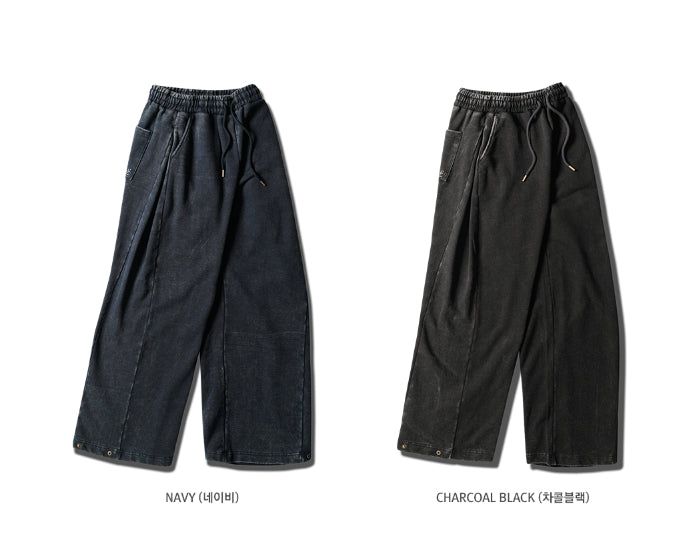 EZKATON（エズカートン）の「26SS★ Blitz Washed Wide Sweatpants（Pants）」