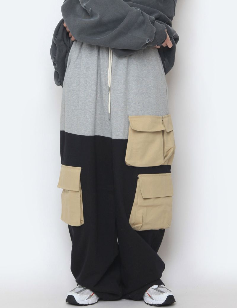 nutellike(ヌテールライク)の「Sweat Coloring String Cargo Pants(Pants)」