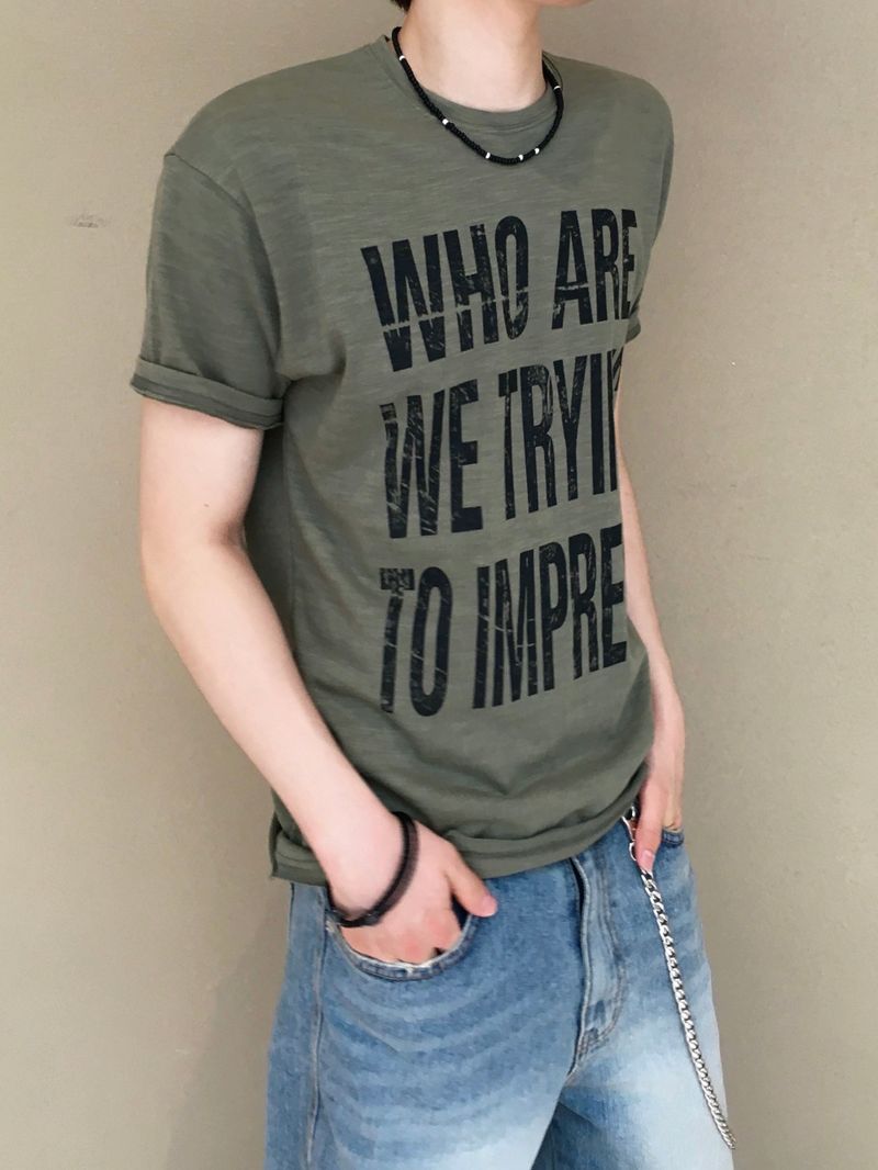 IM Press Slub Short Sleeve T-shirt 4C
