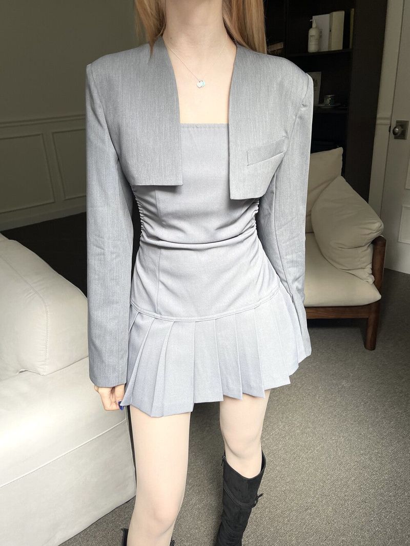 Bolero crop single jk (2color)