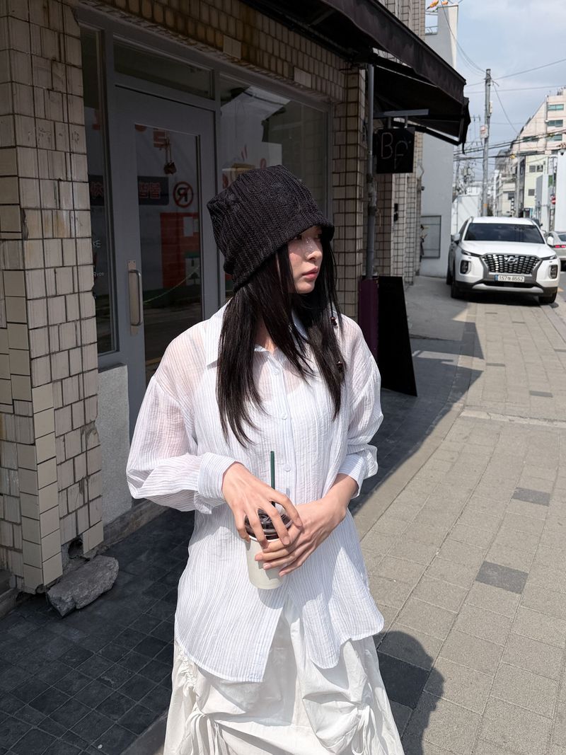 AIRY STRIPE SHIRT