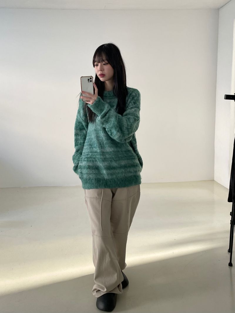 Remarkable unique stripe knit