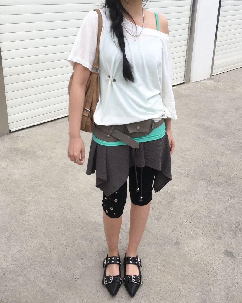 Folding flare skirt