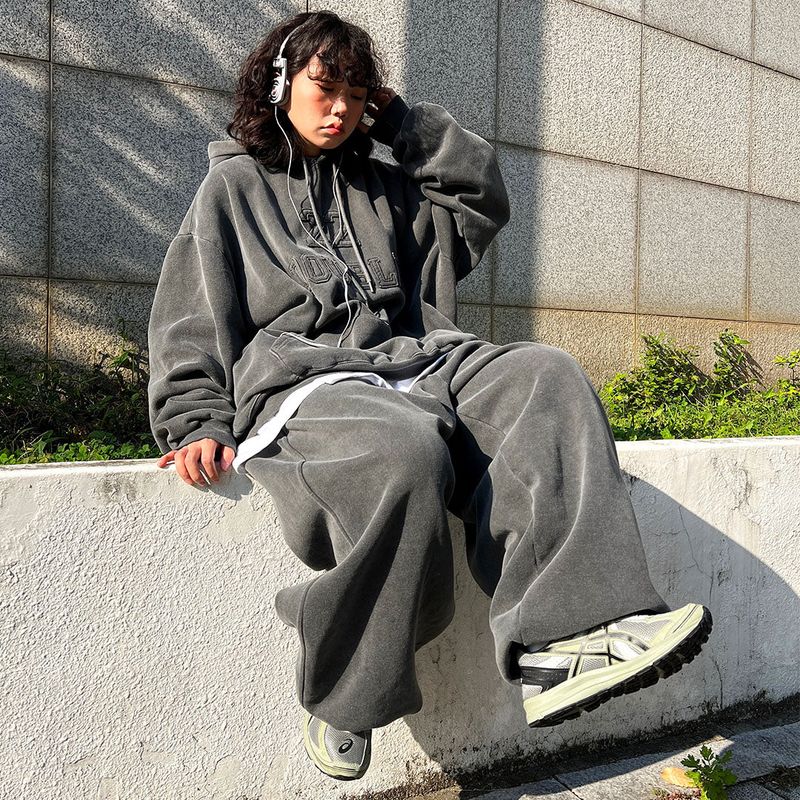 HundoP（ハンドピー）の「オーバーサイズピグメントパンツ（パンツ）」
