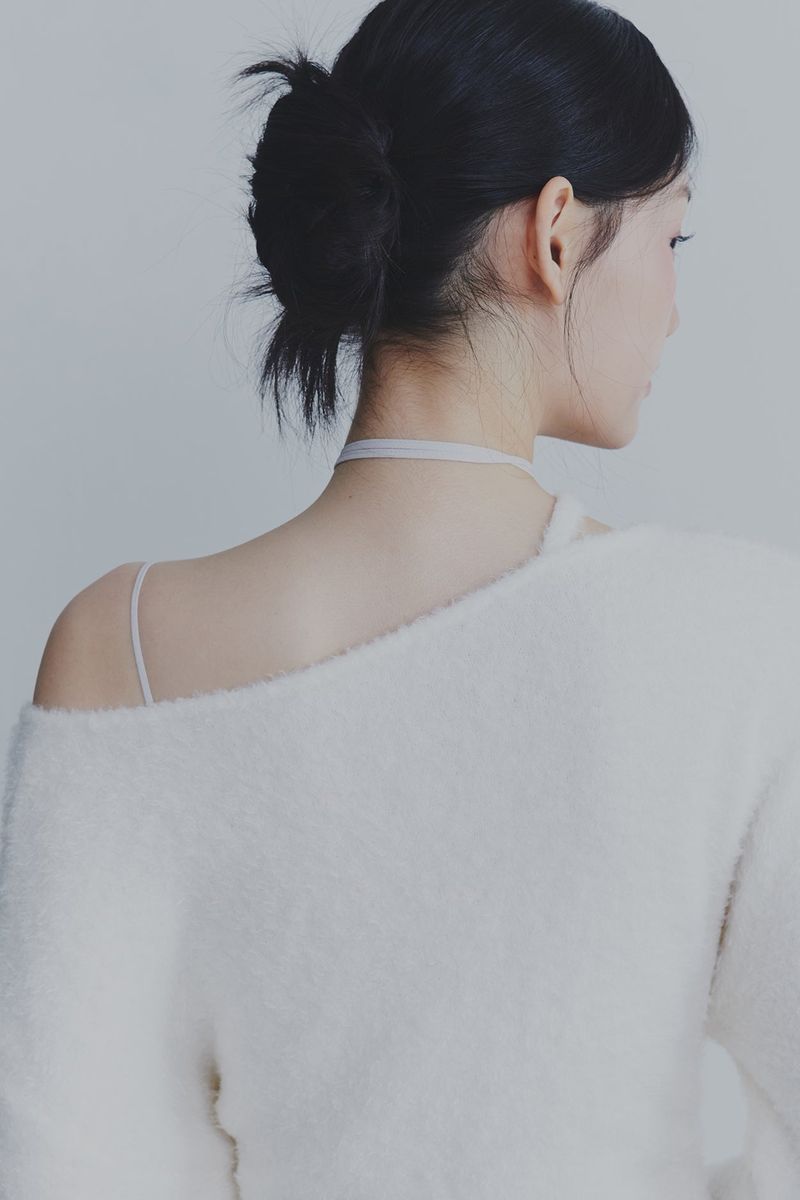 RUBY HOOK OVER KNIT ivory