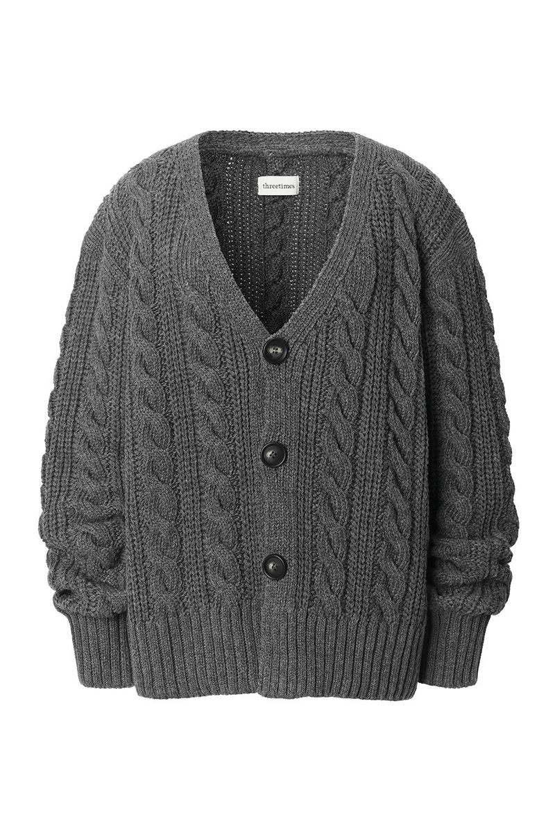 Baby boo cardigan - charcoal