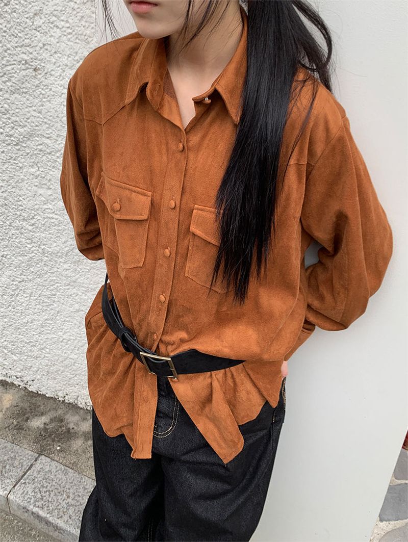 WESTERN SUEDE SHIRT (3C)