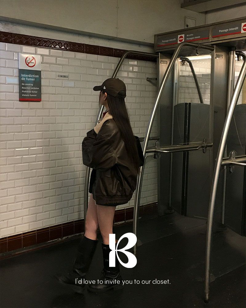 [ORIGINAL] Kyle Wool & Leather 2-Way Jumper