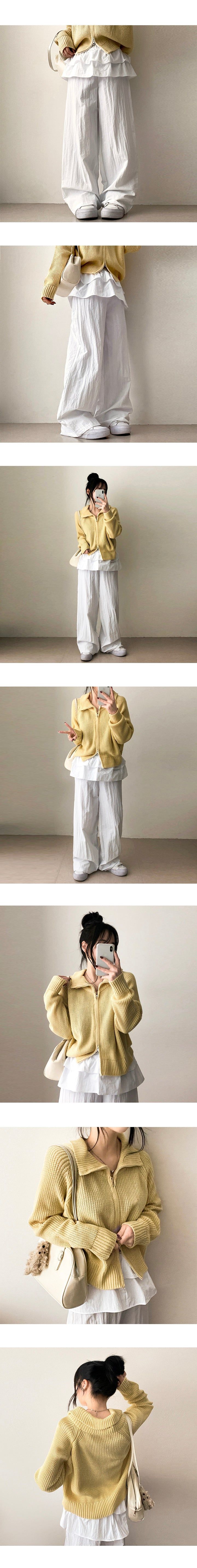 Nied Layered cancan skirt pants