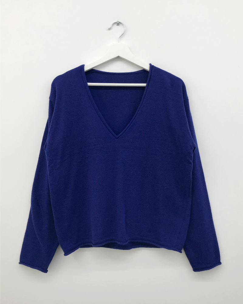 Luro V-neck knit (8color)