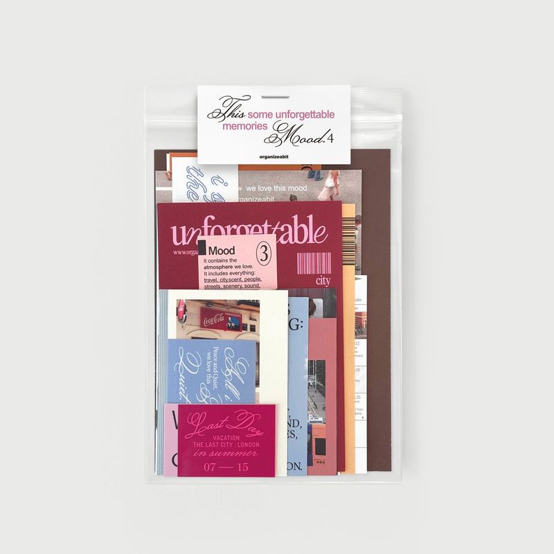 oab mood pack4 / scrap sticker set