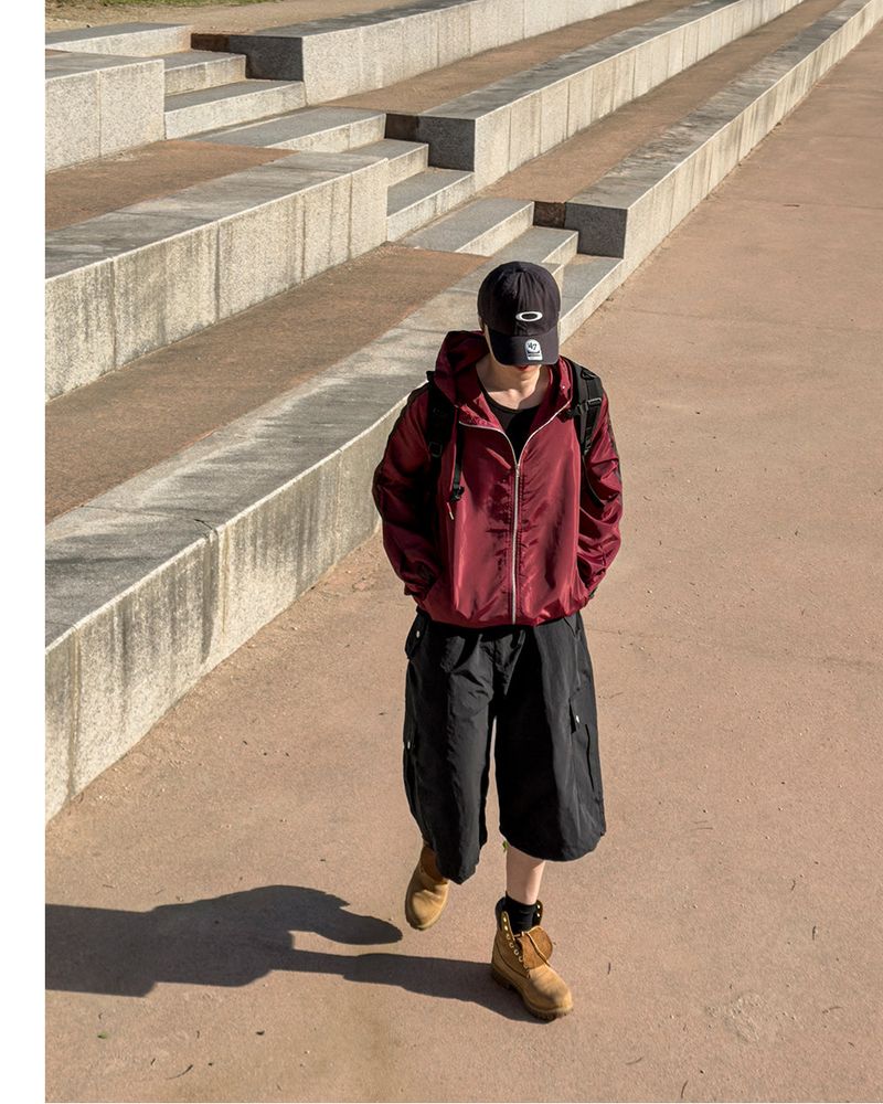 Kelt Nylon Cargo Bermuda Pants