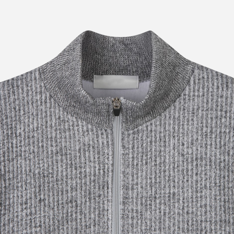 Heden Crop Knit Zip-up