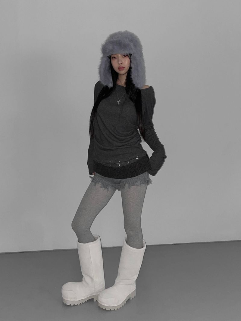snow winter suede boots(3 color) 