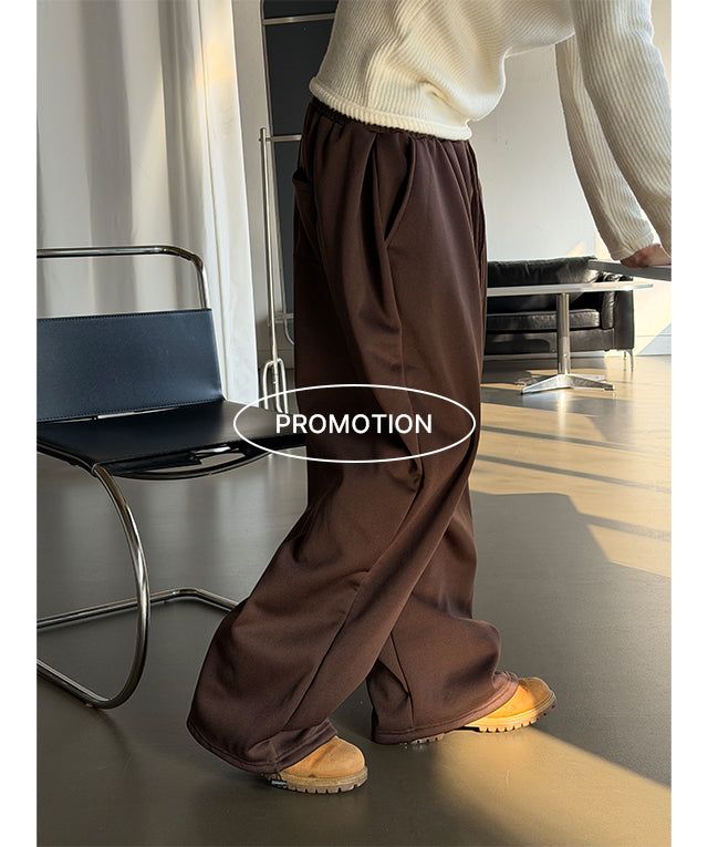 [PROMOTION] Front two tuck wide sweat pants(5color)