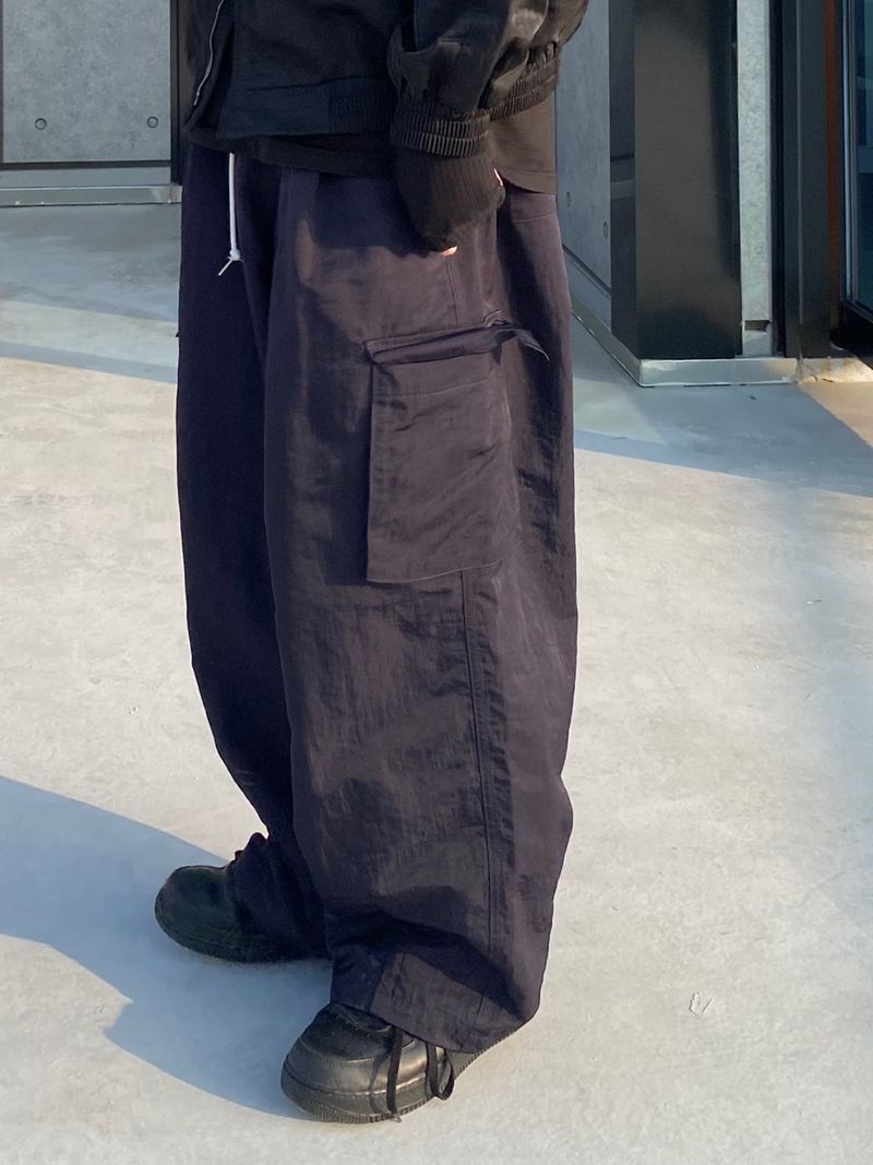 Dart Nylon Cargo Balloon Pants 2C