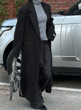 [Unisex] Max double long coat(2color)