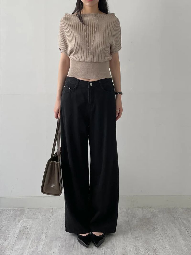 Lingsa Wide Denim Pants