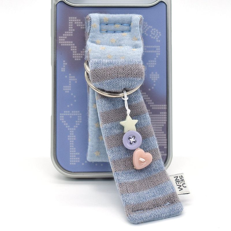 SUN CASE BUTTON BELT BLUE