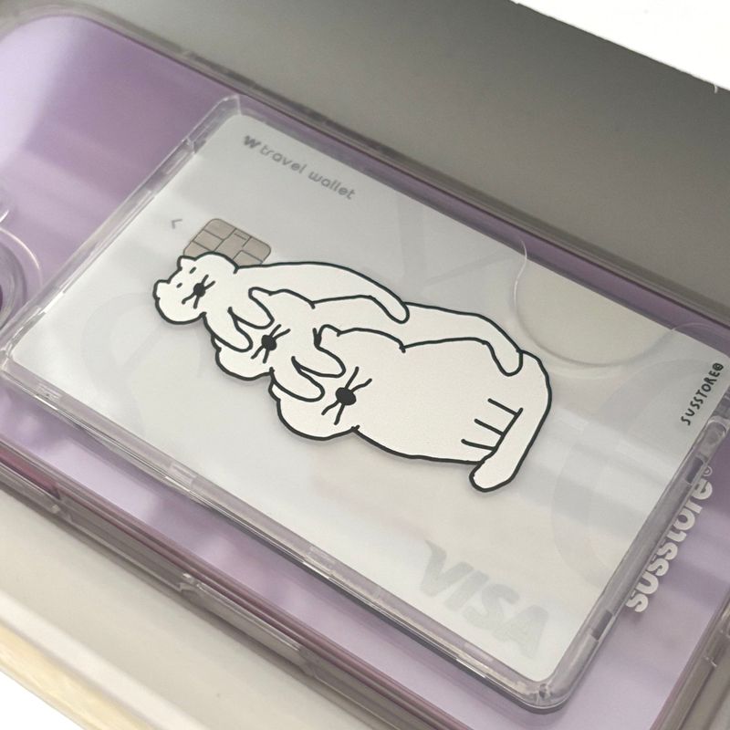 [MagSafe card wallet]Cat stacked in three tiers