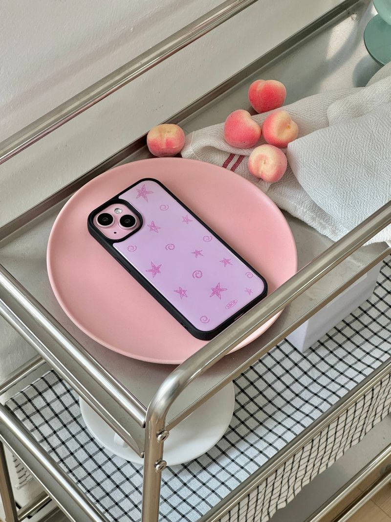 PINK Star Candy EPOXY CASE