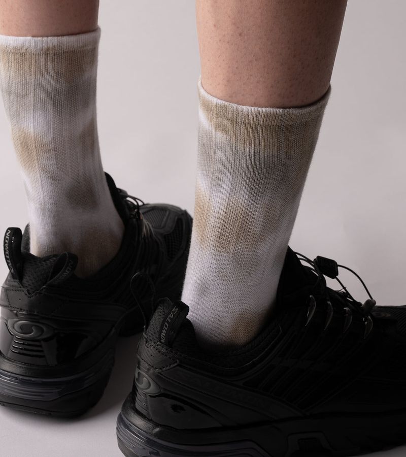 Spray Dye Crew Casual Socks (3 pair in)