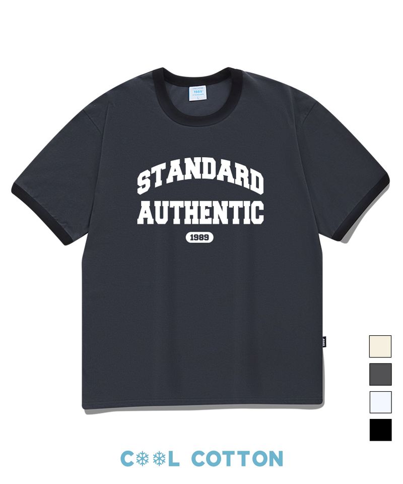 1989STANDARD(1989スタンダード)の「AUTHENTIC Cool Cotton Ringer Short Sleeves (SRSSTD-0007)(Tops)」