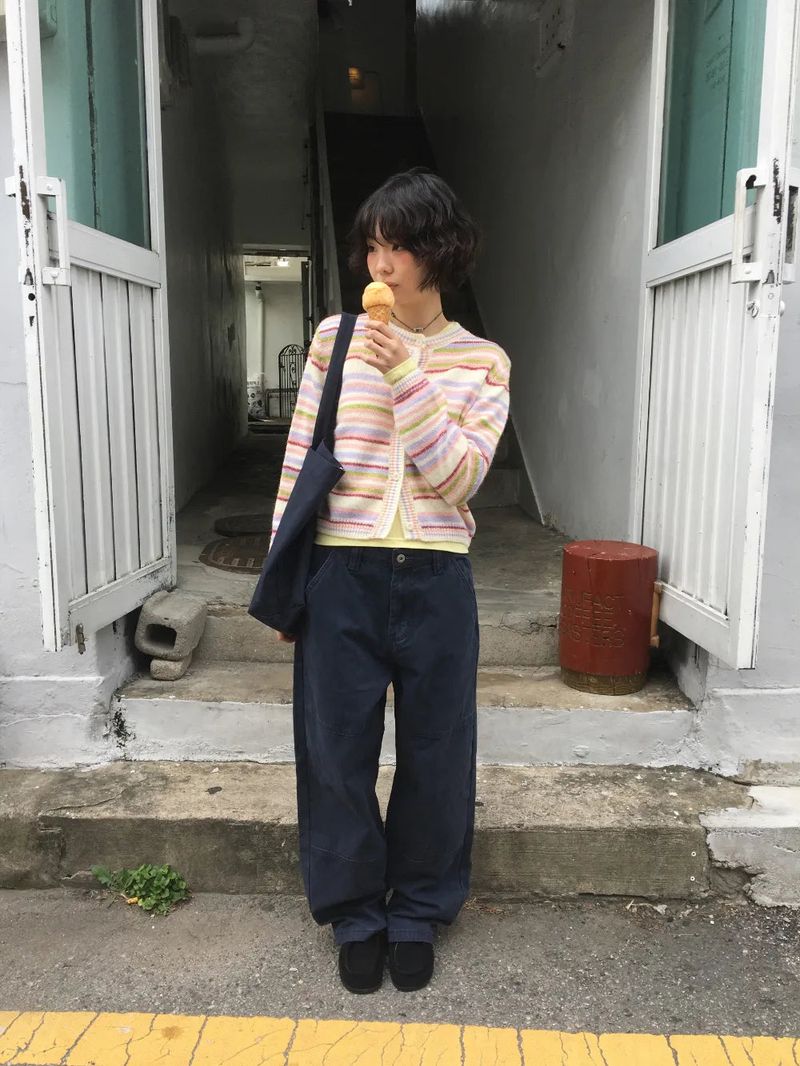 Patina panel pants (3color)