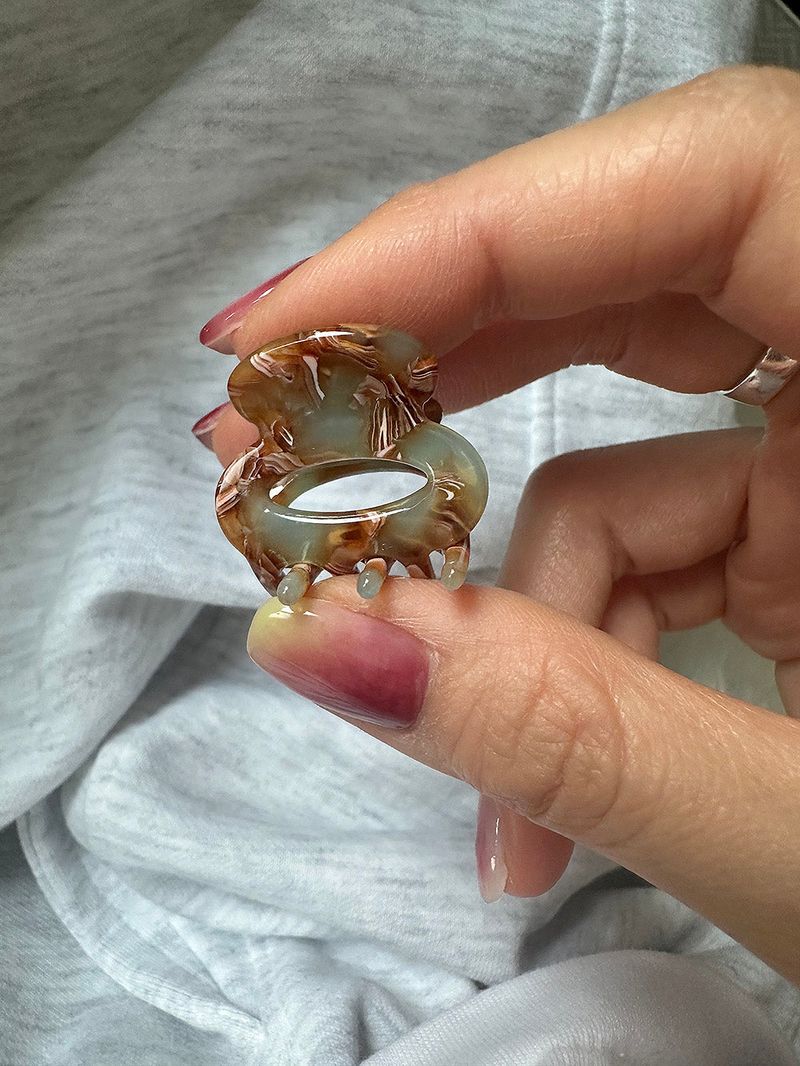 Mini hole hair clip (3color)