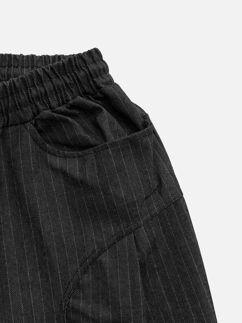 Work Herringbone Non-Fade Curved Denim (2c)