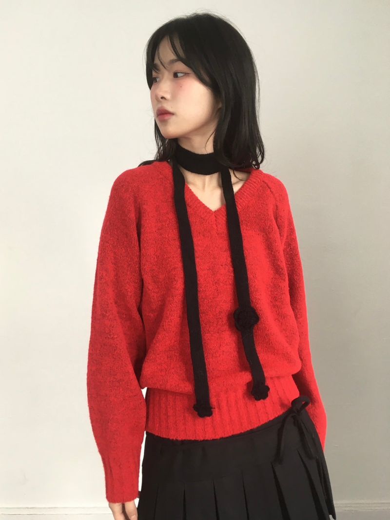 Holiday V-Neck Sweater