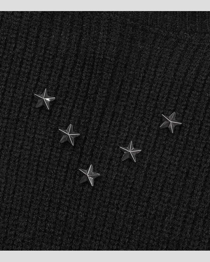 (UNISEX) Studs Over Knit