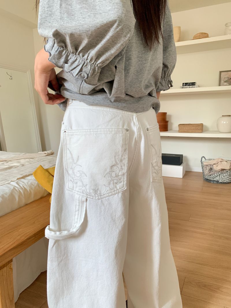ASHER CURVED CARPENTER PANTS (3C)