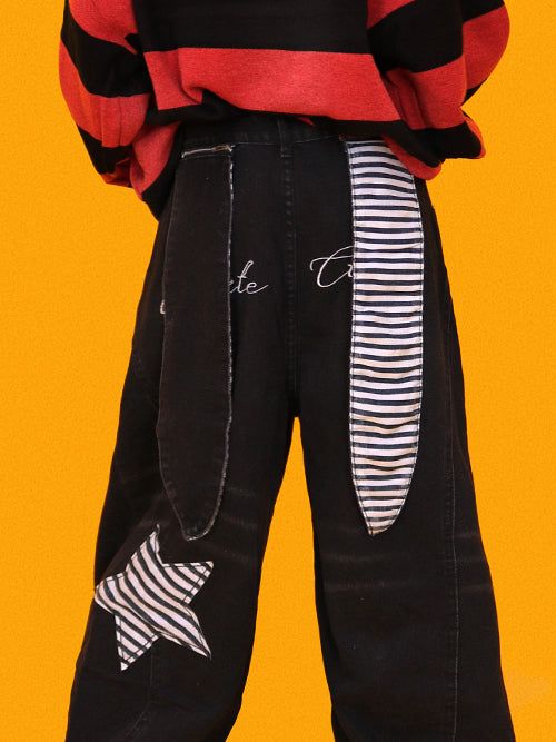 KUO（クーオ）の「ラビットスターデニムパンツ（パンツ）」