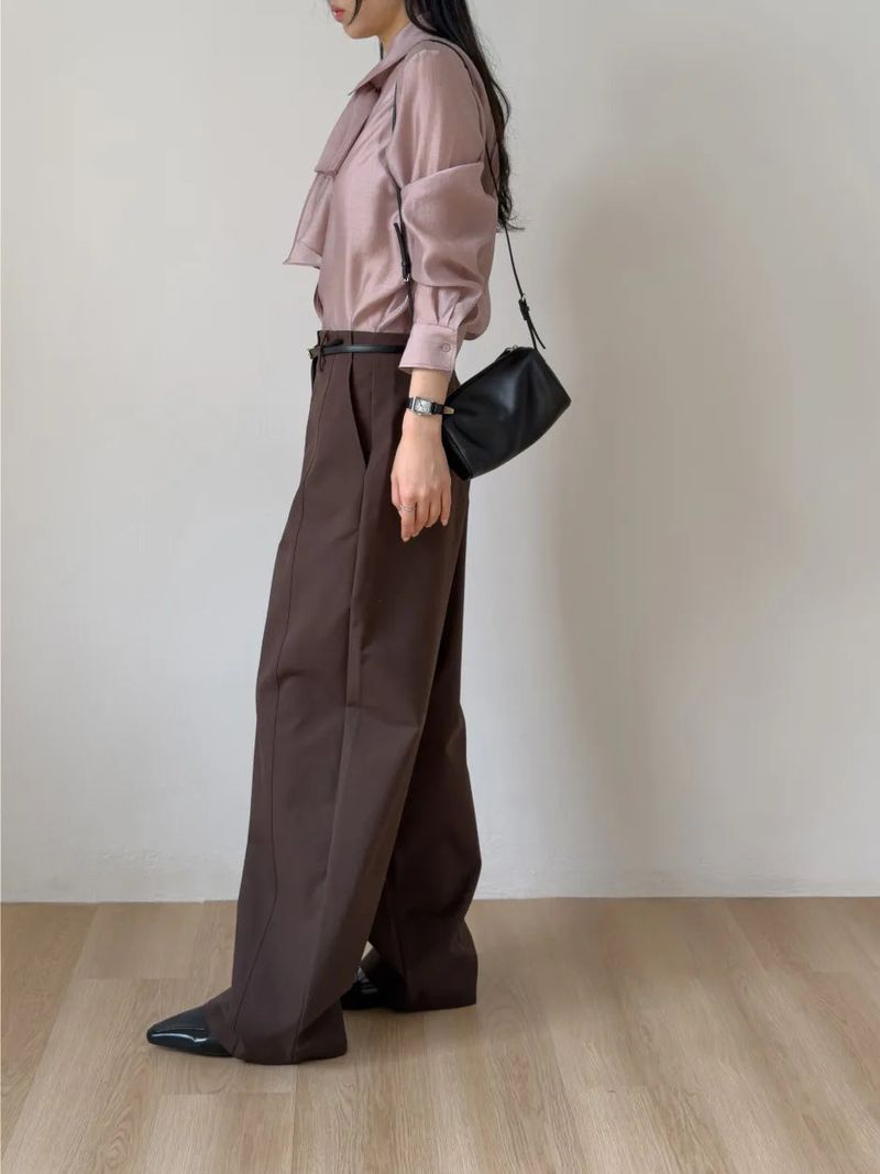 Lucia Tie See-through Blouse