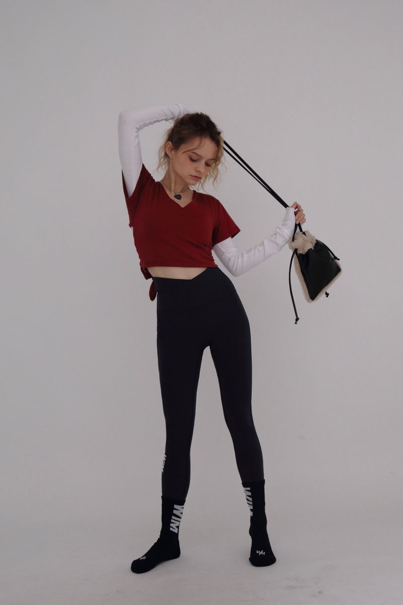 WIM(ダブリューアイエム)の「DOUBLELAP LEGGINGS- navy(Pants)」