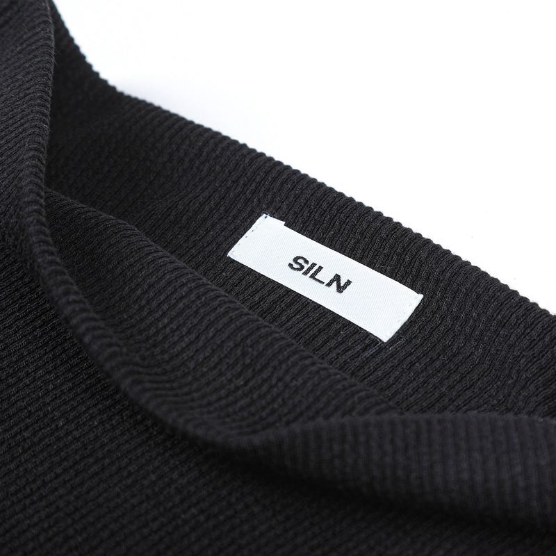 90's rib tube top (BLACK)