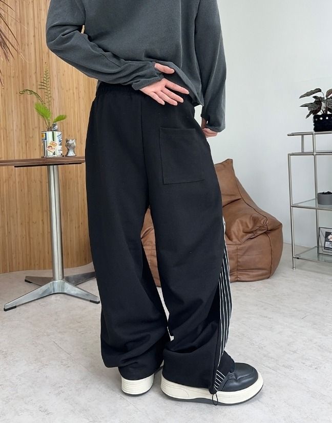 Ropel Stitch Track Wide Pants