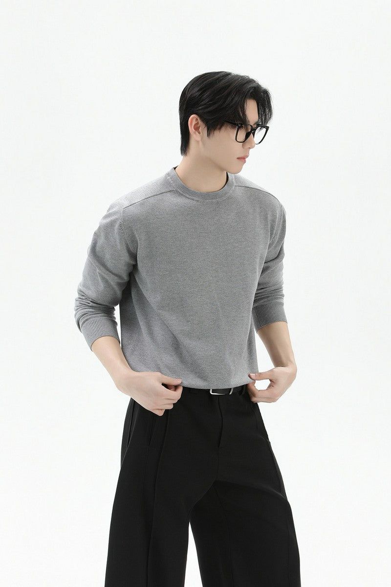 TURNTIDE（ ターンタイド）の「Crewneck Oversized Knit Sweater（Tops）」